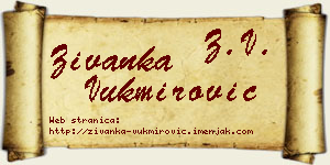 Živanka Vukmirović vizit kartica